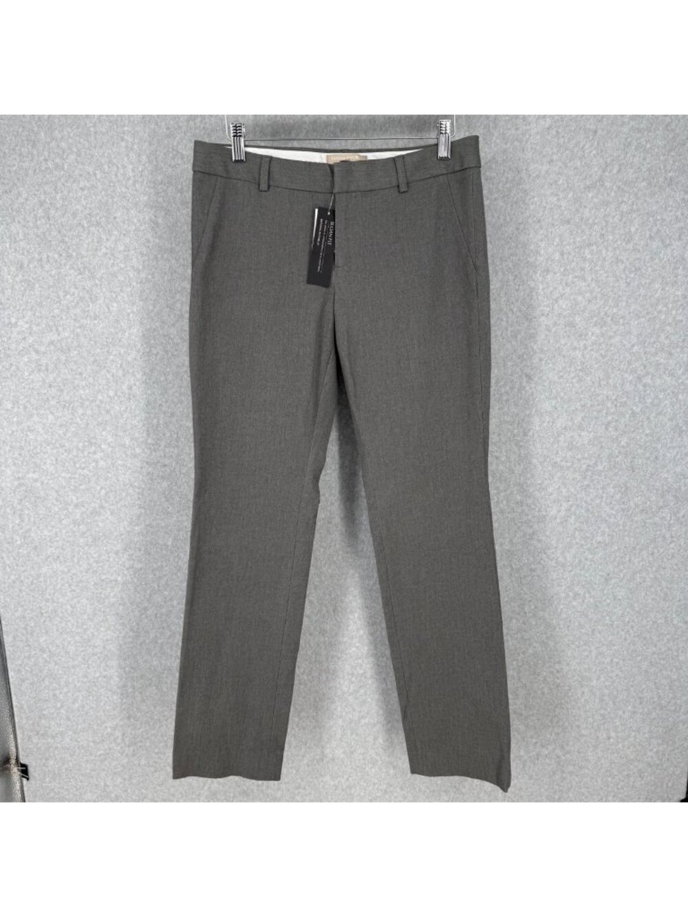 Banana Republic Womens Sloan Fit Trouser Pant Size 2 Short Petite Gray Work NEW